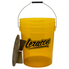 ПРОЗРАЧНОЕ ВЕДРО ДЛЯ МОЙКИ АВТОМОБИЛЕЙ С СЕПАРАТОРОМ (ЖЁЛТОЕ) 20Л LERATON BUCKET BW5