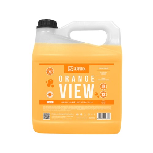 Orange View - универсальный очиститель стекол, 4 л Orange View - универсальный очиститель стекол, 4 л