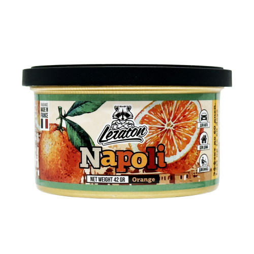 Ароматизатор для автомобиля в банке LERATON Napoli (Orange/Апельсин) Ароматизатор для автомобиля в банке LERATON Napoli (Orange/Апельсин)
